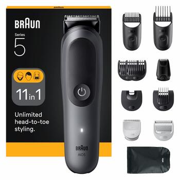 BRAUN All-in-One Series 5 AIO5560 – 11-in-1 kopšanas/trimmera komplekts (AIO5560)