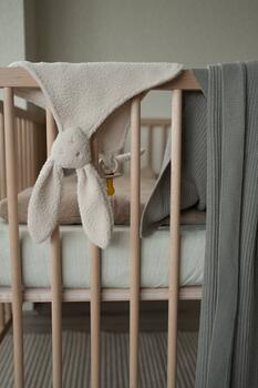Lodger Bunny Teddy mīksta flīsa mīļlupatiņa zaķītis, Birch (TY 599)