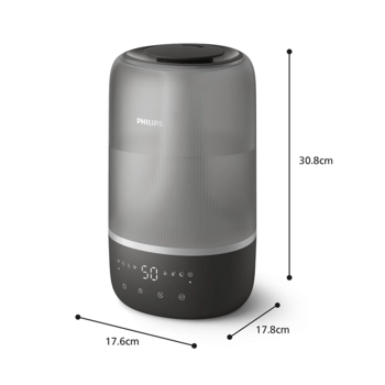 PHILIPS gaisa mitrinātājs, Ogles pelēks (HU1510/03)