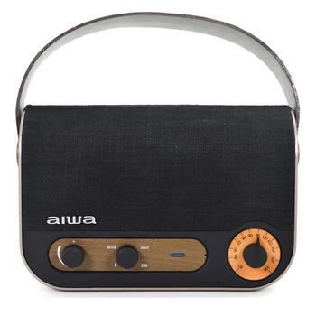 AIWA pārnēsājamais radio ar bluetooth, FM, Aux-in, USB atbalstu (RBTU-600)