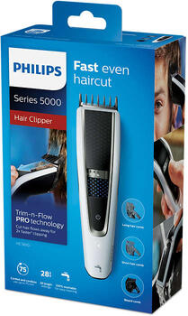 Philips Hairclipper series 5000 Mazgājama matu griešanas  mašīna (HC5610/15)