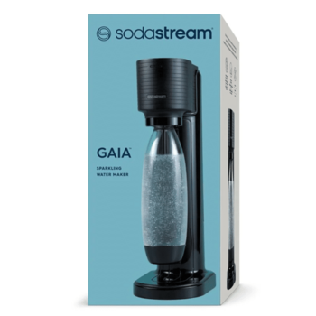 SodaStream gāzēto dzērienu pagatavošanas ierīce Gaia, melns (1017911770)