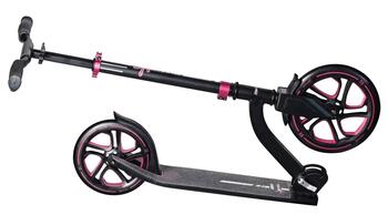 MUUWMI Aluminium Scooter PRO skrejritenis 250/215 mm, sarkans (AU 580)