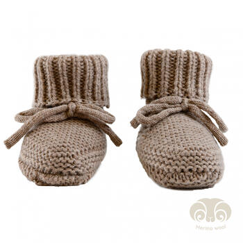 Lodger Slipper Folklore merino vilnas čībiņas, Buffalo, 0-6m (SLM 535_0-6)