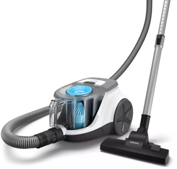 PHILIPS PowerCyclone bezmaisa putekļsūcējs, 850 W (balts) (XB2122/09)