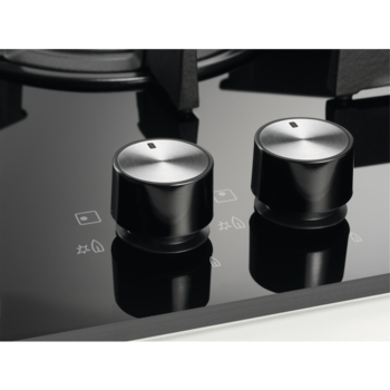 Electrolux stikla gāzes plīts virsma, iebūv., 60cm (KGG6456K)