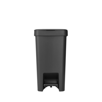 BRABANTIA atkritumu tvertne ar pedāli StepUp,16 l, Dark Grey (800306)