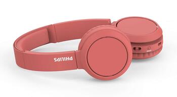PHILIPS austiņas On-Ear ar Bluetooth, sarkanas (TAH4205RD/00)