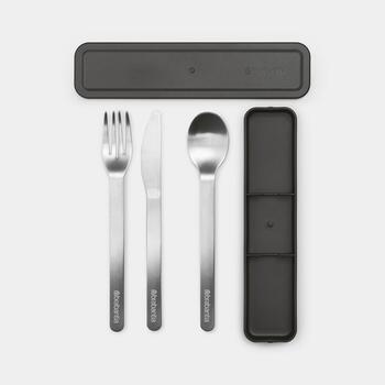 BRABANTIA Make & Take galda piederumu komplekts, dark grey (206641)