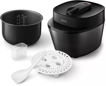 PHILIPS Katls ar paaugstinātu spiedienu, 1000W, melns (HD2151/40)