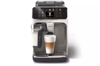 PHILIPS 5000 sērijas Super-automatic Espresso kafijas automāts, balts (EP5545/70)