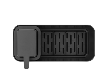 BRABANTIA virtuves piederumu organizators + ziepju dozators, Dark Grey (302602)