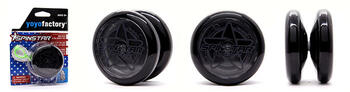 YoYoFactory YO-YO SPINSTRAR iesācējiem/ar iemaņām, melns (YO 442)