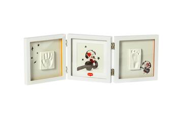 Tiny Love Double Frame komplekts mazuļa pēdiņu/rociņu nospieduma izveidošanai, balts (3333166061)