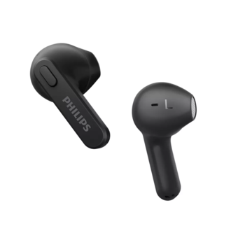 PHILIPS in-ear true bezvadu austiņas ar portatīvo uzlādes ietvaru, melnas (TAT2236BK/00)