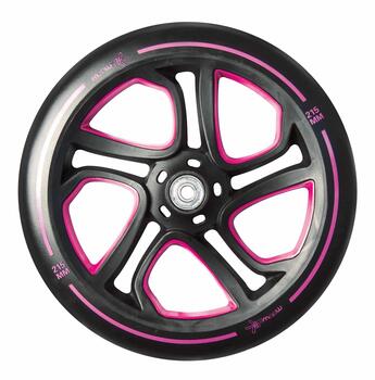 Muuwmi Aluminium Scooter PRO skrejritenis, 215 mm, pink (AU 472)