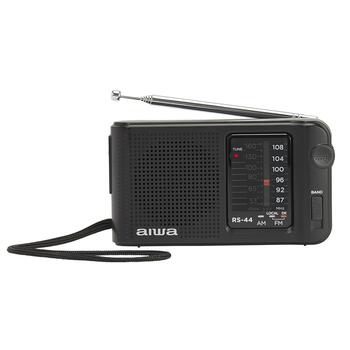 AIWA pārnēsājams kabatas radio, AM/FM, melns (RS-44)