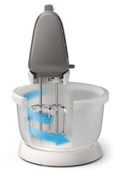 PHILIPS Viva Collection mikseris, 450 W (balts) (HR3745/00)