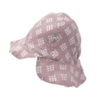 Lodger Hatter Tribe Muslin kokvilnas bērnu cepurīte, Rose, 3 - 6 mēn. (HT 107_3-6)