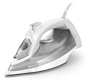 PHILIPS 5000 sērijas Tvaika gludeklis, 2400W (balts/pelēks) (DST5010/10)