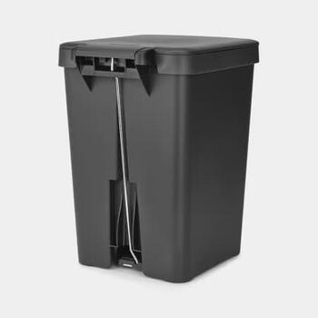 BRABANTIA atkritumu tvertne ar pedāli StepUp,25 l, Dark Grey (800269)