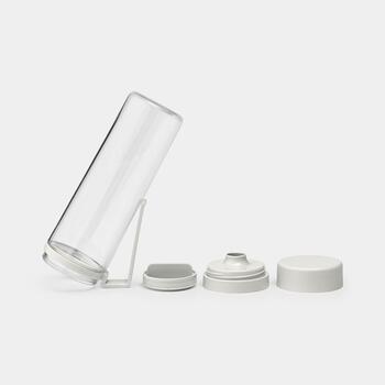 BRABANTIA Make & Take ūdens pudele ar sietiņu, light grey (202421)