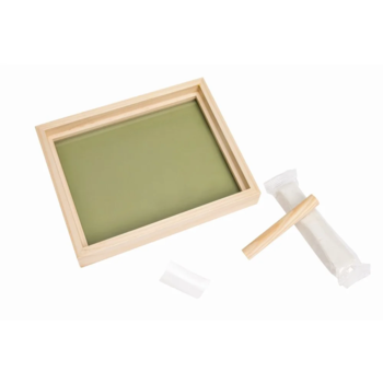 Baby Art Pure Frame wooden komplekts mazuļa pēdiņu vai rociņu nospieduma izveidošanai (3601092030)