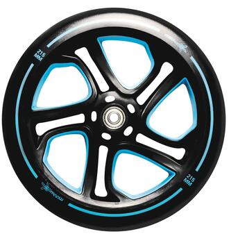 MUUWMI Aluminium Scooter PRO skrejritenis 215 mm, zils (AU 567)