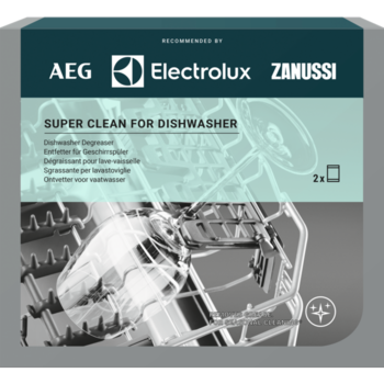 Electrolux Super Clean - attaukotājs trauku mazgājamajām mašīnām, iepakojumā 2 gab.x50g (M3DCP200)