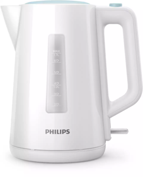 PHILIPS tējkanna 1.7 l, balts/zils (HD9318/70)