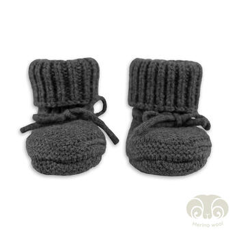 Lodger Slipper Merino vilnas čībiņas, Pigeon, 0-6m (SLM 626_0-6)