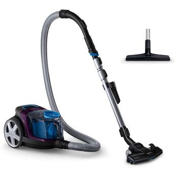 PHILIPS PowerPro Compact bezmaisu putekļsūcējs, 650 W (violets) (FC9333/09)