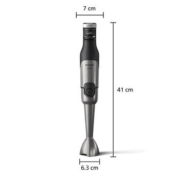PHILIPS 5000 Series rokas blenderis, melns (HR2685/00)