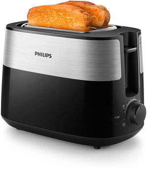PHILIPS Daily Collection Tosteris, 830 W (melns) (HD2516/90)