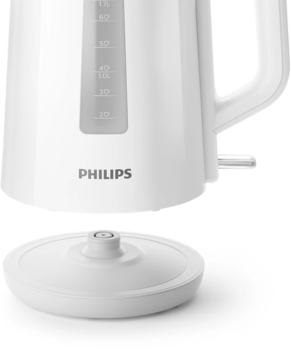 PHILIPS tējkanna 1.7 l, balts/zils (HD9318/70)