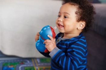 Philips Avent Krūzīte ar elastīgu salmiņu, 200 ml, 9M+, zila (SCF796/01)