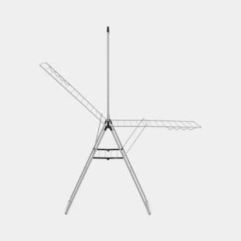 BRABANTIA HangOn veļas žāvētājs + pakaramais, 25m, Metallic Grey (403545)