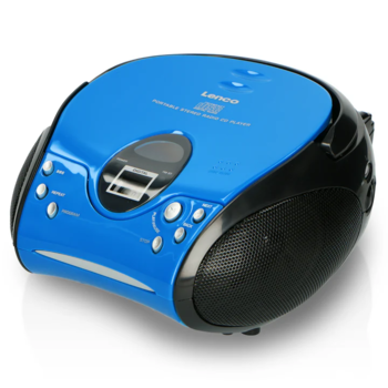 Lenco CD magnetola, zila/melna (SCD-24 Blue/Black)