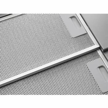 Electrolux izvelkams tvaika nosūcējs, 60 cm, C, pelēks (LFP326S)