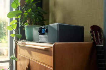 PHILIPS Mikro mūzikas sistēma ar Bluetooth, Interneta radio, DAB+, melna (TAM6805/10)