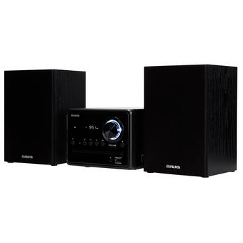 AIWA mikro mūzikas sistēma ar Bluetooth, melna (MSBTU-300MKII)