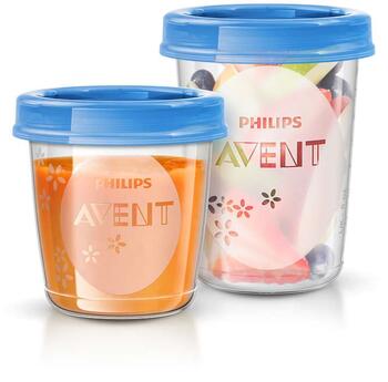 Philips Avent Pārtikas uzglabāšanas trauciņu komplekts ar karoti (SCF721/20)