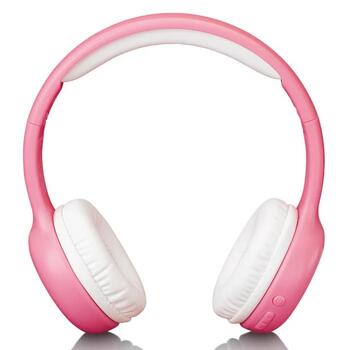 Lenco on-ear austiņas ar Bluetooth bērniem, rozā (HPB-110PK)