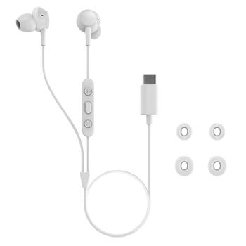 PHILIPS In-Ear austiņas ar mikrofonu, baltas (TAE5008WT/00)