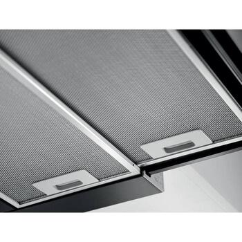 Electrolux tvaika nosūcējs, izvelkams, 60 cm, melns (LFP336K)