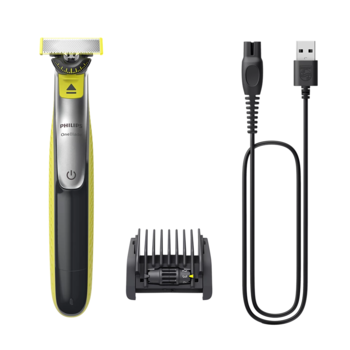 PHILIPS OneBlade 360 skuveklis sejai, zaļš un pelēks (QP2734/23)