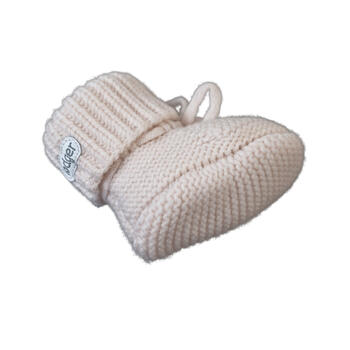 Lodger Slipper Folklore Merino vilnas čībiņas, Birch, 0-6m (SLM 599_0-6)