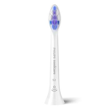 Sonicare S2 Sensitive zobu birstes uzgalis, 4 gab, balts (HX6054/87)