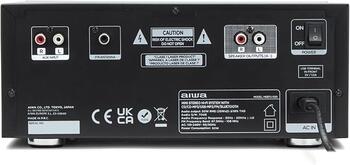AIWA mikro mūzikas sistēma ar Bluetooth, melna (MSBTU-550)