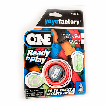 YoYoFactory YO-YO ONE rotaļlieta iesācējiem, sarkans (YO 002)